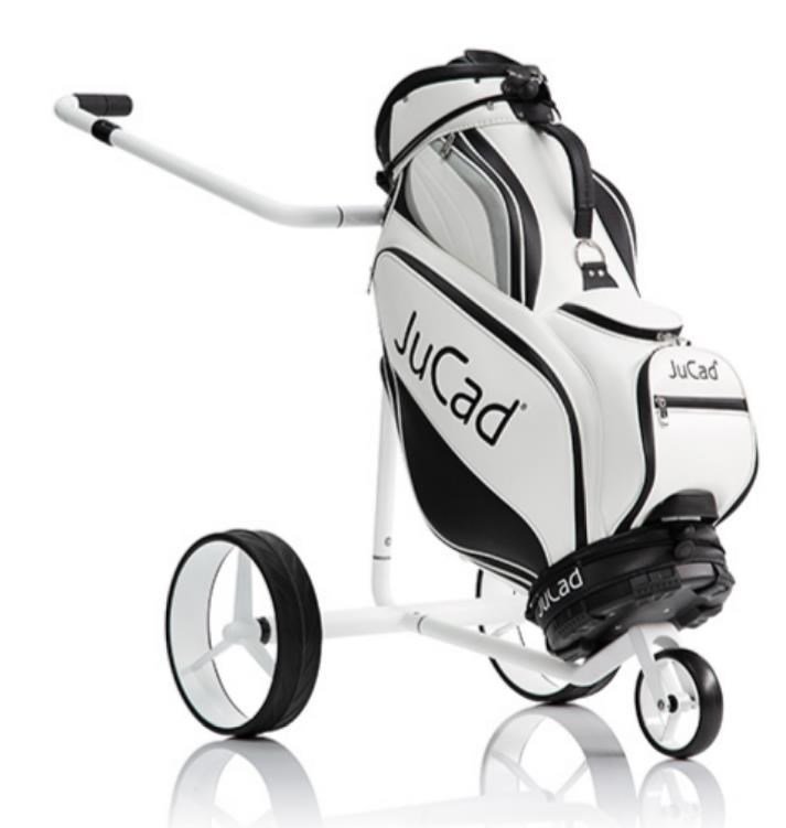 JuCad Carbon Travel Bianco SV 3.0 elektryczny wózek, biały
