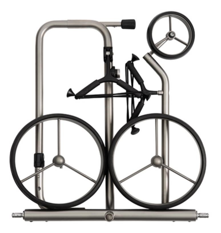 JuCad drive Stainless Steel 3.0 elektryczny wózek, srebrny