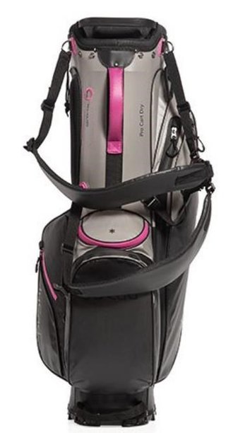 JuCad Bag 3in1 Pro Dry cart bag, czarno/szaro/różowy