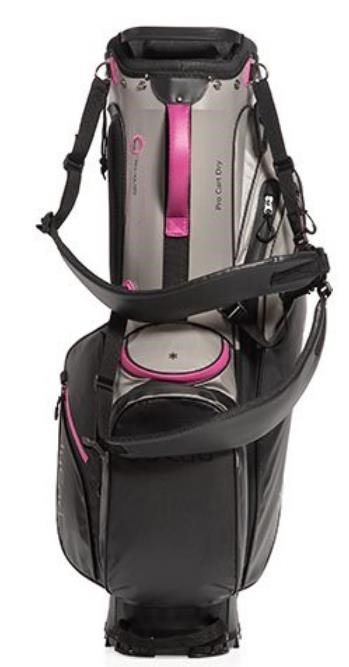 JuCad Bag 3in1 Pro Dry cart bag, czarno/szaro/różowy