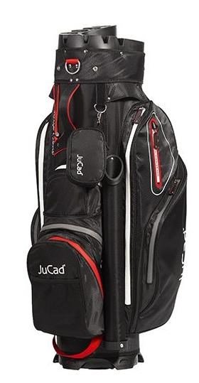 JuCad Manager Waterstop cart bag, czarno/czerwono/szary