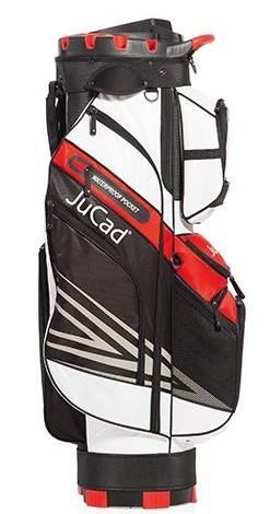 JuCad Quiet Line cart bag, czarno/biało/czerwony