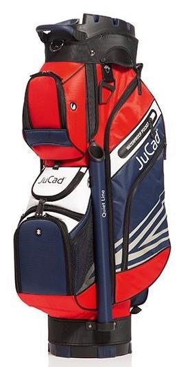 JuCad Quiet Line cart bag, granatowo/czerwono/biały