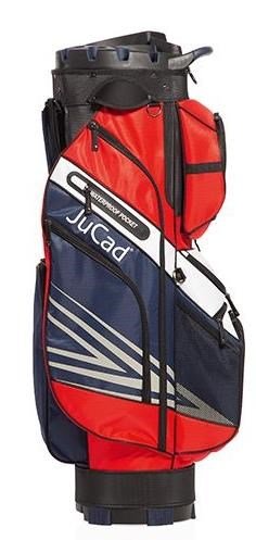 JuCad Quiet Line cart bag, granatowo/czerwono/biały