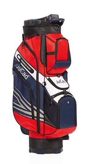 JuCad Quiet Line cart bag, granatowo/czerwono/biały