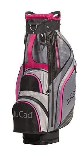 JuCad Sportine cart bag, czarno/szaro/różowy