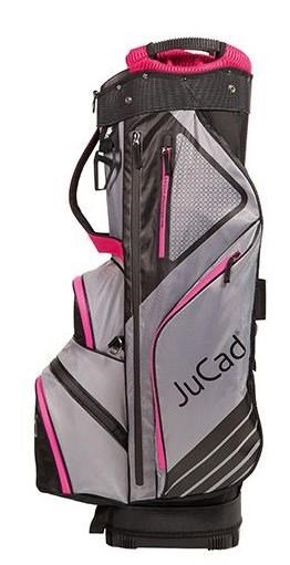 JuCad Sportine cart bag, czarno/szaro/różowy