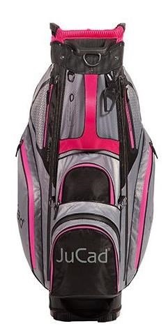 JuCad Sportine cart bag, czarno/szaro/różowy