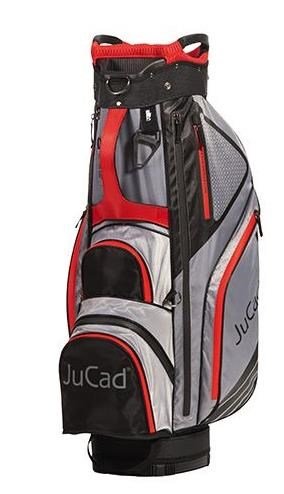 JuCad Sportine cart bag, czarno/szary/czerwony