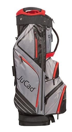 JuCad Sportine cart bag, czarno/szary/czerwony