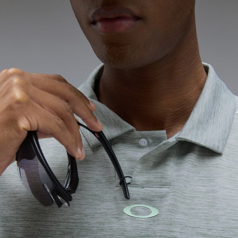 Oakley C1 Gradient męskie polo,gradient faded green/white