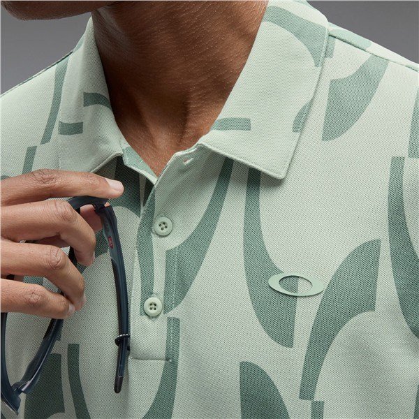 Oakley Tile O męskie polo, faded green
