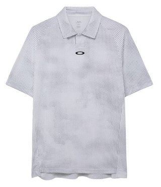 Oakley C1 Overcast męskie polo, białe