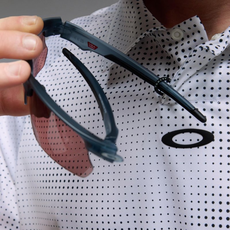 Oakley C1 Overcast męskie polo, białe