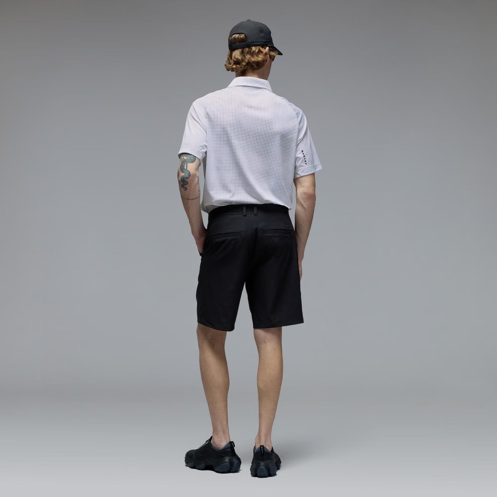Oakley C1 Overcast męskie polo, białe