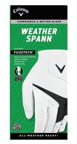Callaway Weather Spann damska rękawiczka golfowa, biała