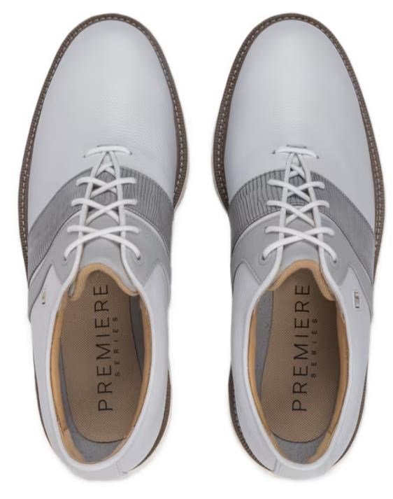 FootJoy Premiere Series Packard męskie buty golfowe, biało/szare