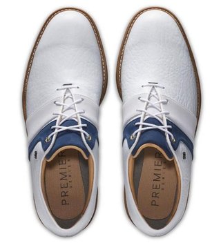 FootJoy Premiere Series Packard męskie buty golfowe, biało/granatowe