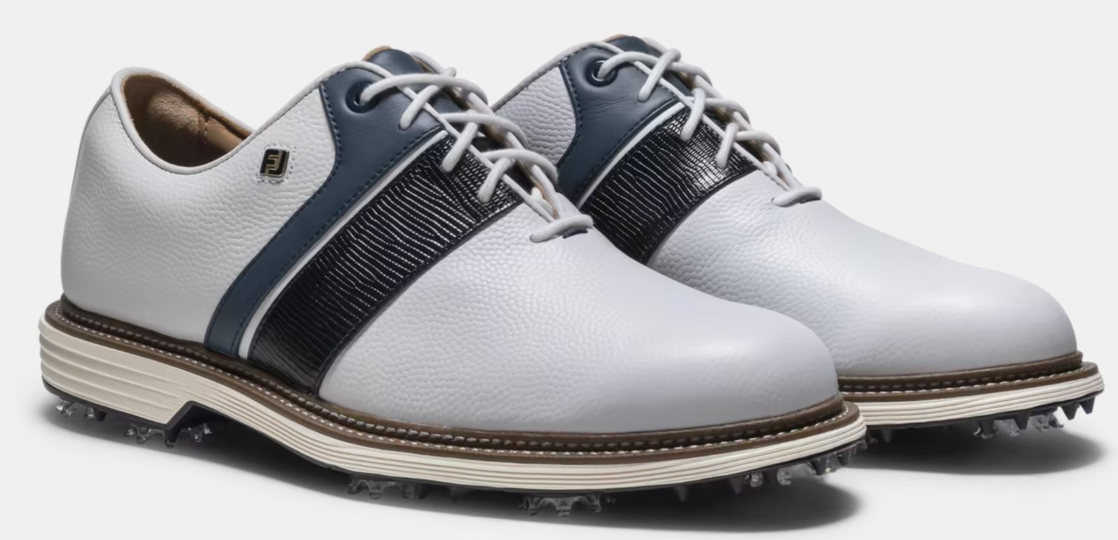 FootJoy Premiere Series Packard męskie buty golfowe, biało/granatowe