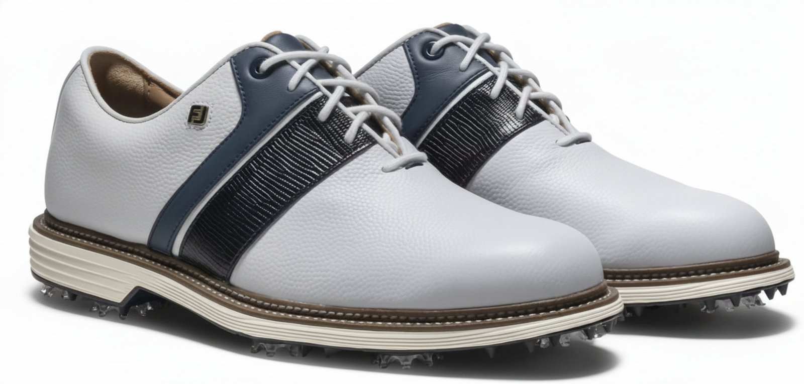 FootJoy Premiere Series Packard męskie buty golfowe, biało/granatowe