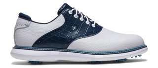 FootJoy Traditions męskie buty golfowe, biało/granatowe
