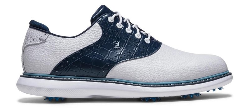FootJoy Traditions męskie buty golfowe, biało/granatowe