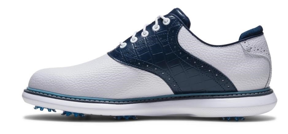 FootJoy Traditions męskie buty golfowe, biało/granatowe
