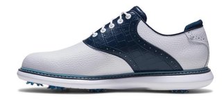 FootJoy Traditions męskie buty golfowe, biało/granatowe
