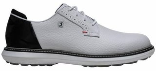 FootJoy Traditions Spikeless męskie buty golfowe, biało/czarne