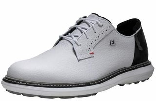 FootJoy Traditions Spikeless męskie buty golfowe, biało/czarne