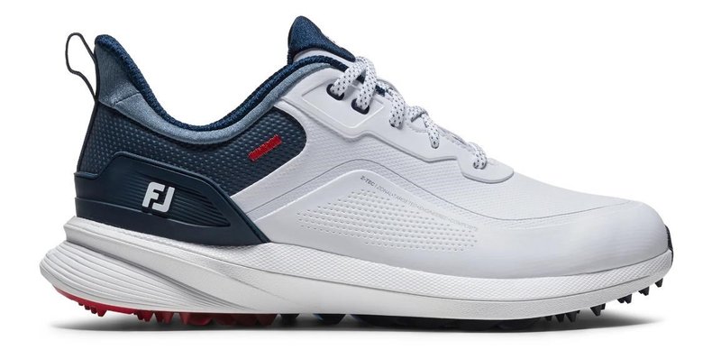 FootJoy Pro/SL męskie buty golfowe, biało/granatowo/czerwone