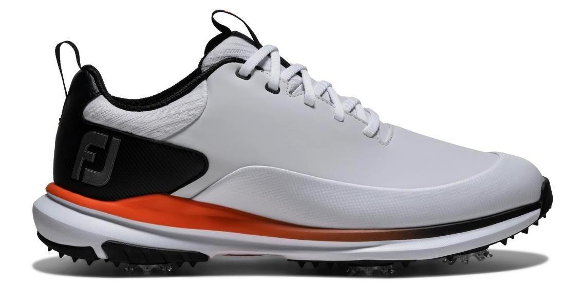 FootJoy Tour Rival męskie buty golfowe, biało/czarno/pomarańczowe