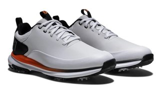 FootJoy Tour Rival męskie buty golfowe, biało/czarno/pomarańczowe