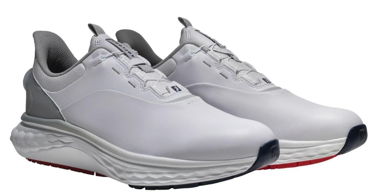 FootJoy Quantum BOA męskie buty golfowe, biało/szare