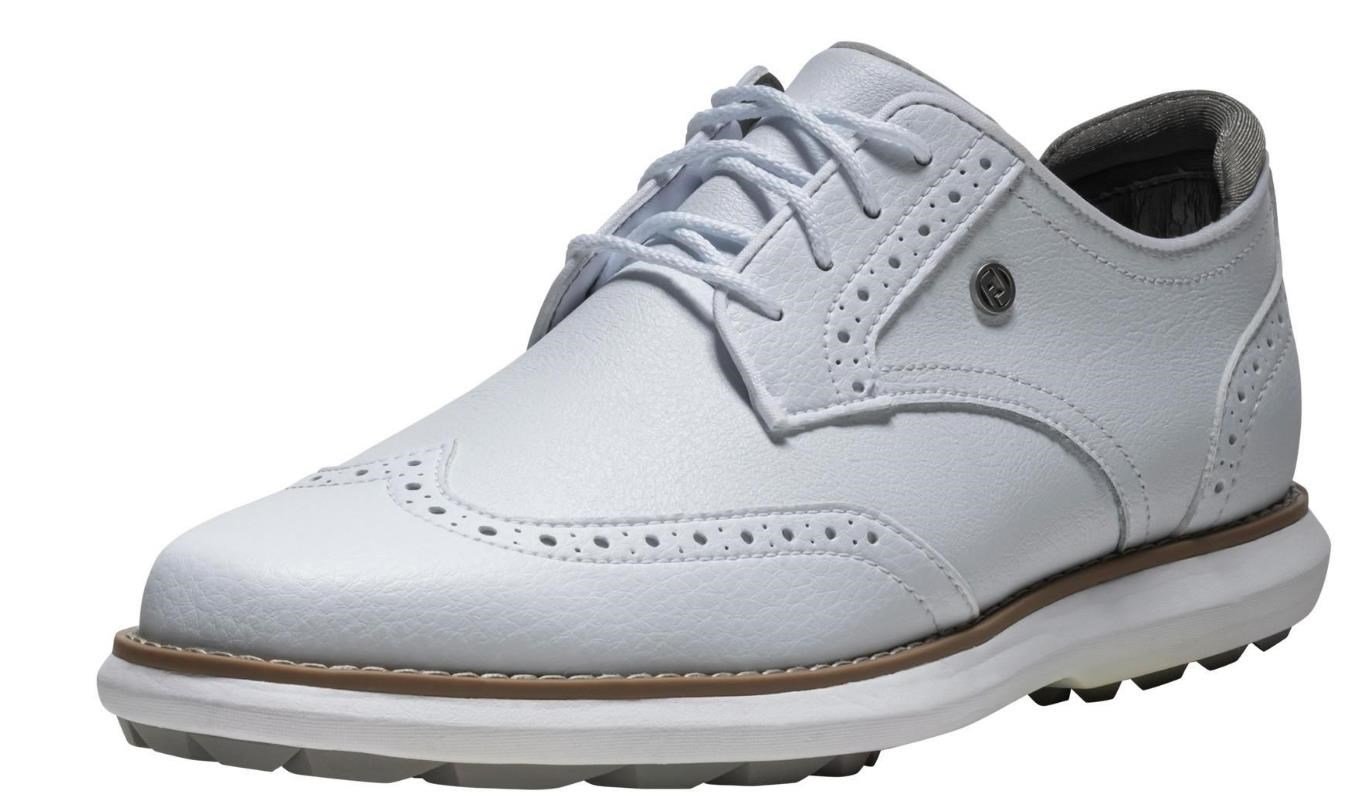 FootJoy Traditions Spikeless damskie buty golfowe, białe