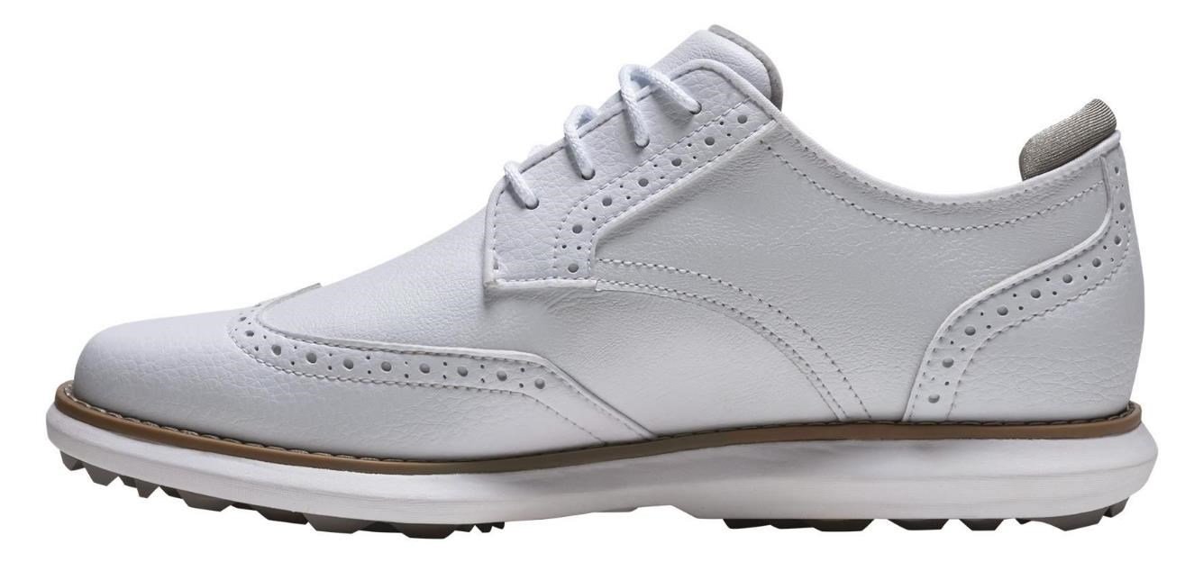 FootJoy Traditions Spikeless damskie buty golfowe, białe