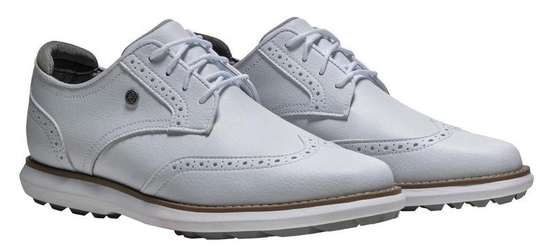 FootJoy Traditions Spikeless damskie buty golfowe, białe