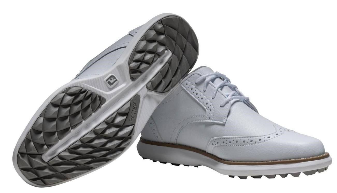 FootJoy Traditions Spikeless damskie buty golfowe, białe