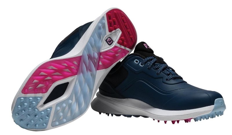 FootJoy Pro/SL damskie buty golfowe, granatowo/białe