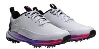 FootJoy Tour Rival damskie buty golfowe, biało/srebrno/różowe