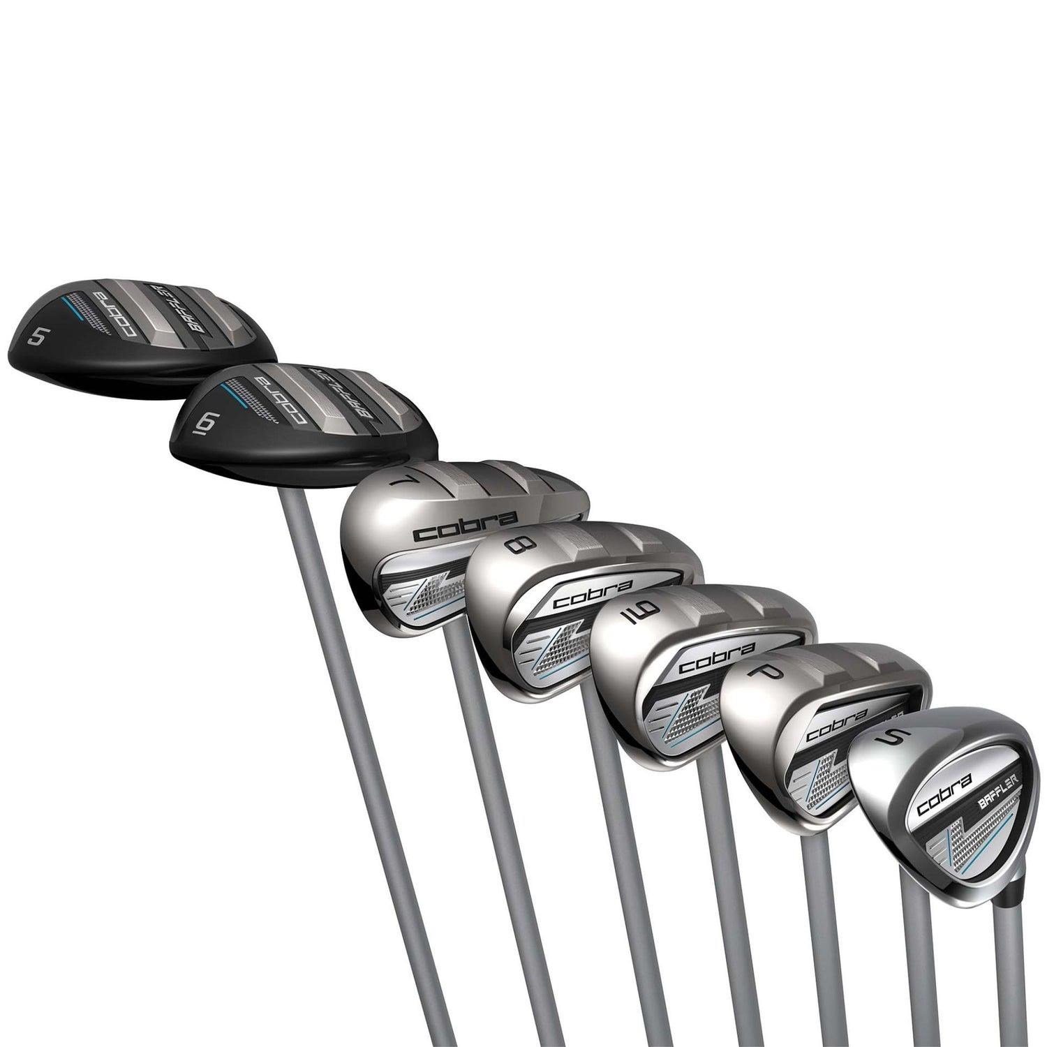 Cobra BAFFLER Black Silver zestaw damskich kijów golfowych
