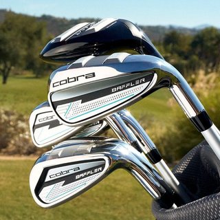 Cobra BAFFLER Black Silver zestaw damskich kijów golfowych