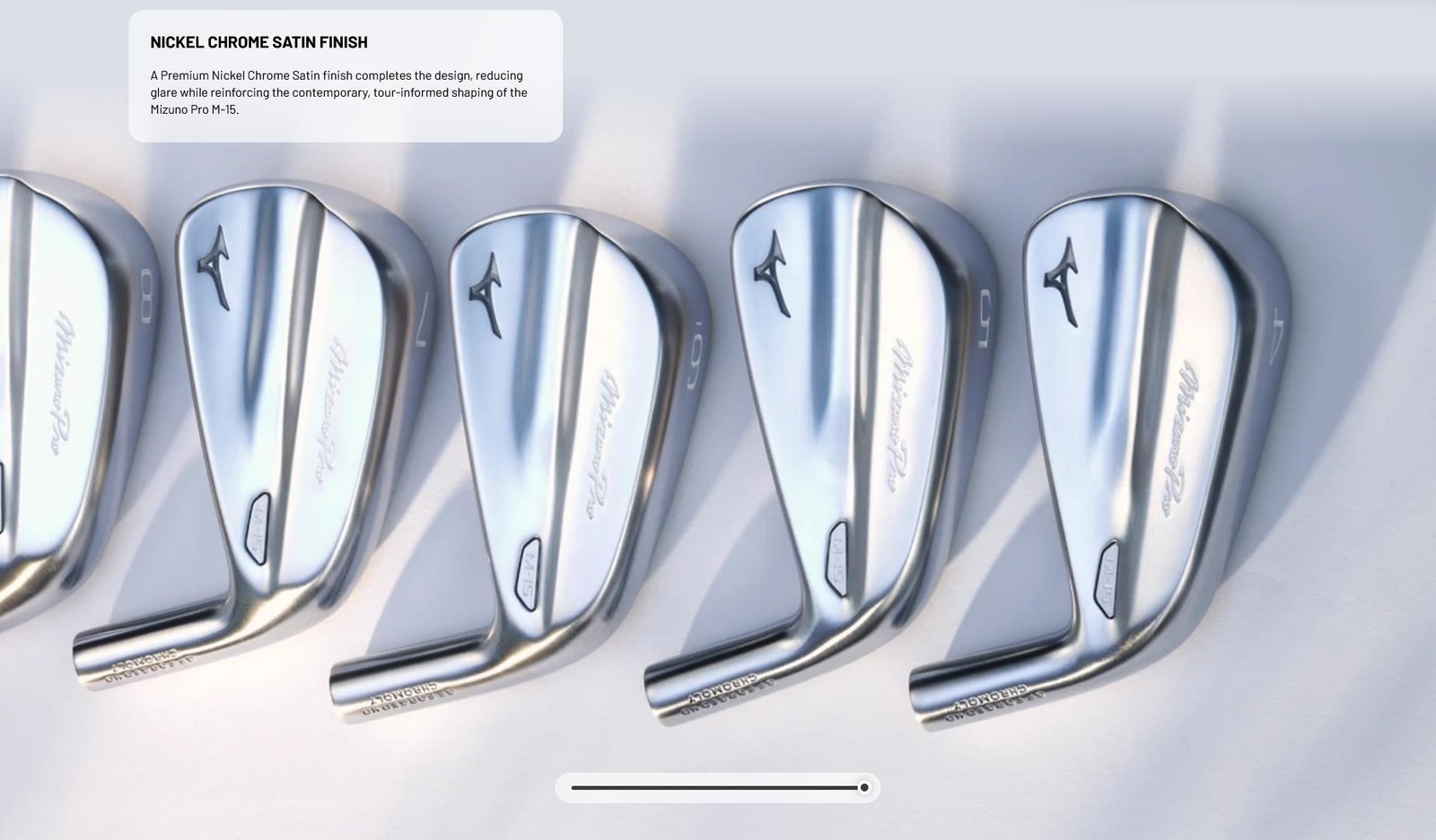 Mizuno Pro M-15 irony męskie, stal