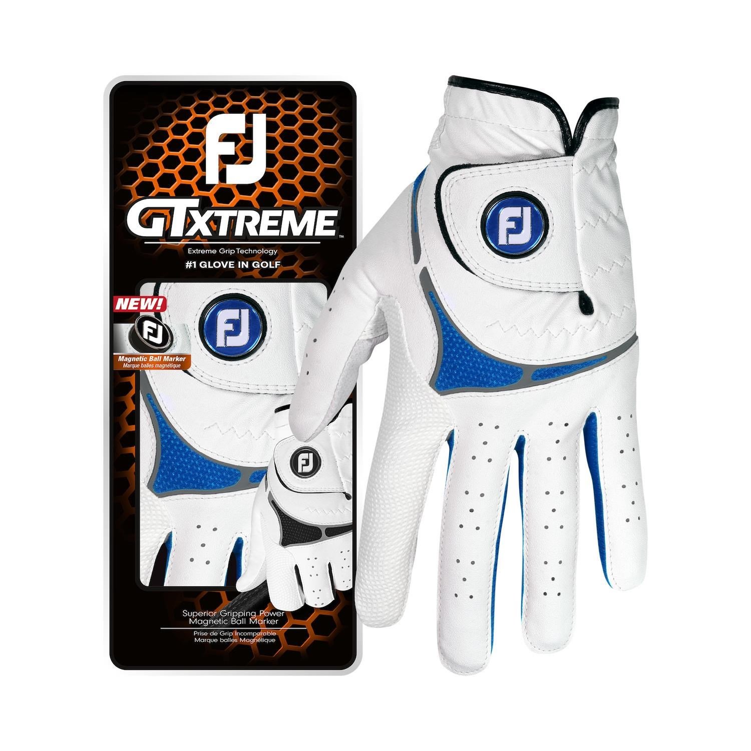 FootJoy GTxtreme męska rękawiczka golfowa, biało/niebieska