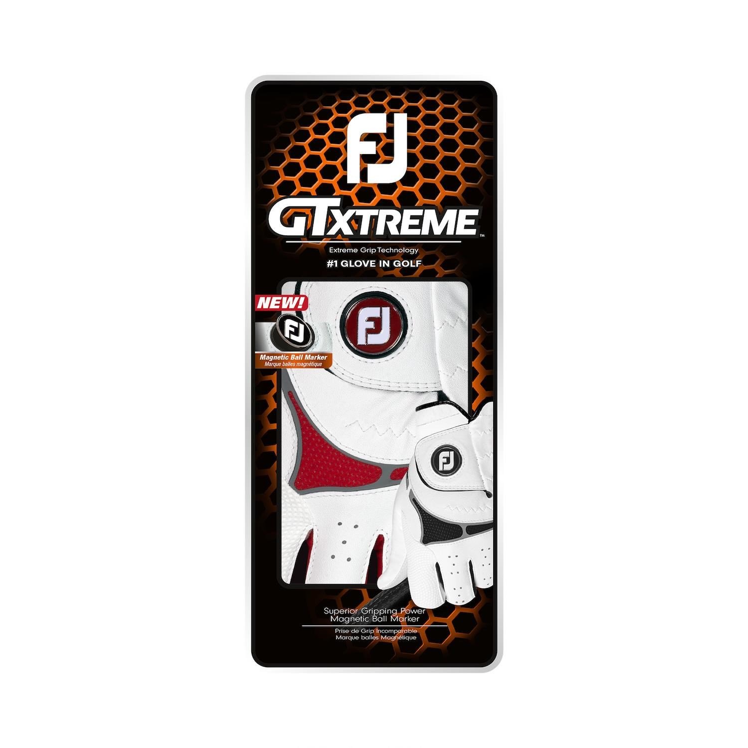 FootJoy GTxtreme męska rękawiczka golfowa, biało/czerwona