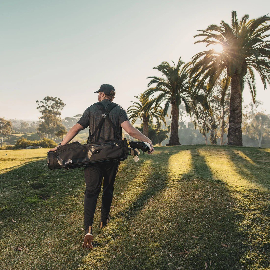 Sunday Golf El Camino pencil bag, czarny
