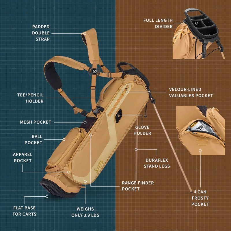 Sunday Golf El Camino pencil bag, clay thompson