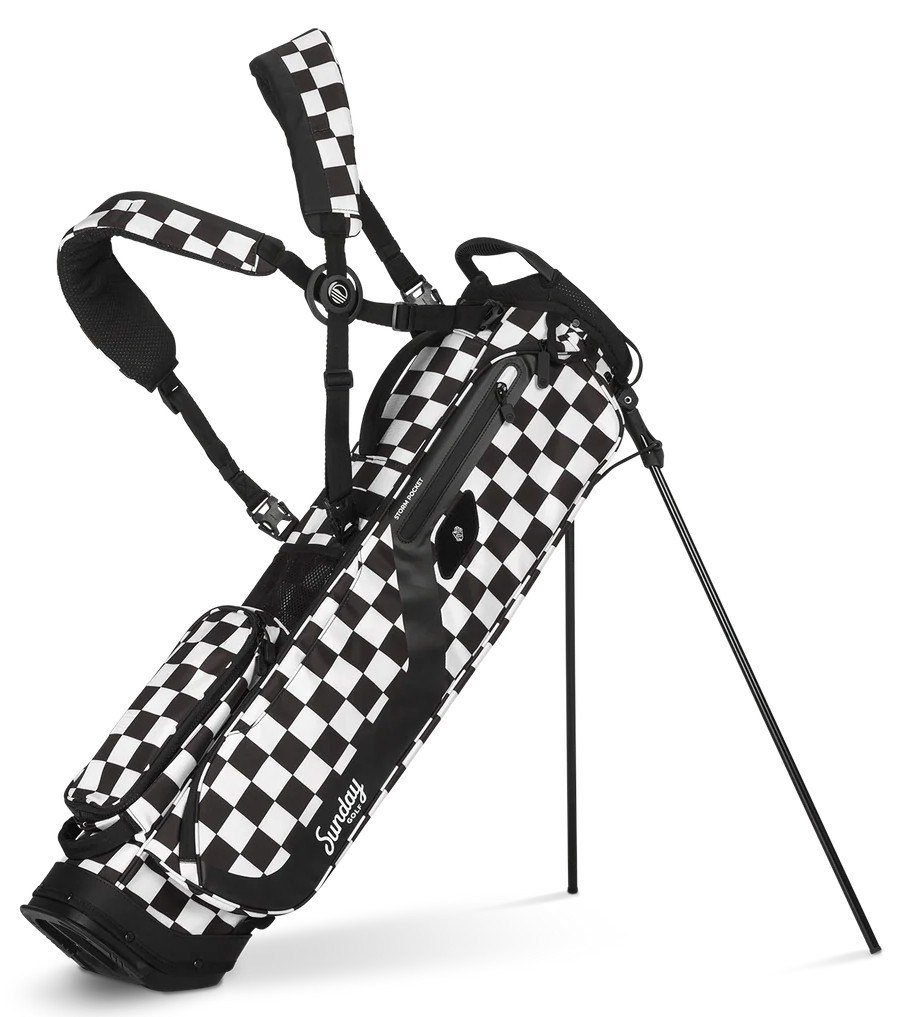 Sunday Golf El Camino pencil bag, czarno/biały