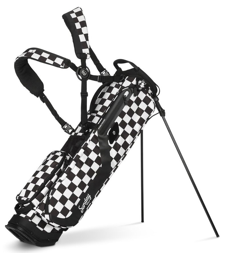 Sunday Golf El Camino pencil bag, czarno/biały