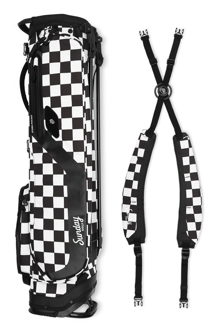 Sunday Golf El Camino pencil bag, czarno/biały